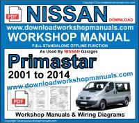 Nissan Primastar service repair workshop manual download